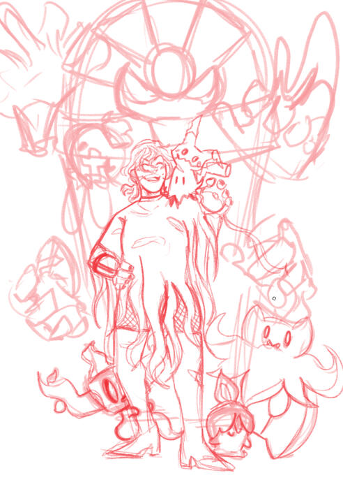 Sketch Page (Pokemon Team) - 50
